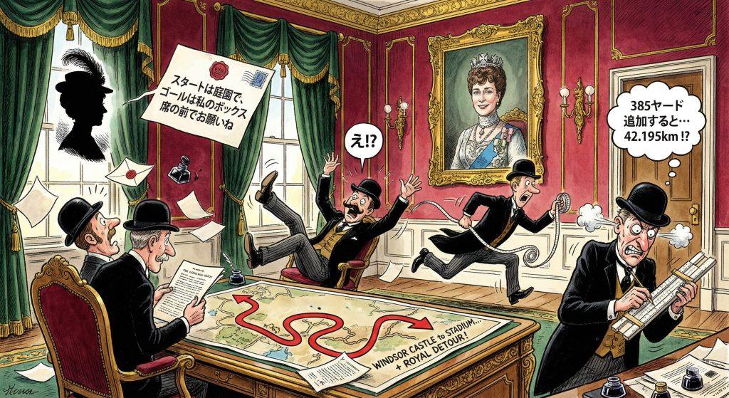 マラソンの距離が42.195kmなのは「イギリス王室の都合」?