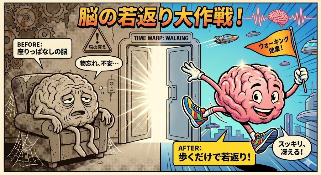 「歩くだけ」で脳が若返るって本当？認知症対策にもウォーキング！