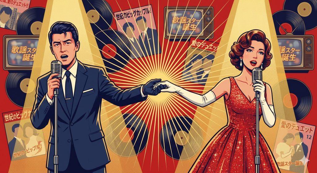 昭和の歌謡界カップル「森進一&森昌子」