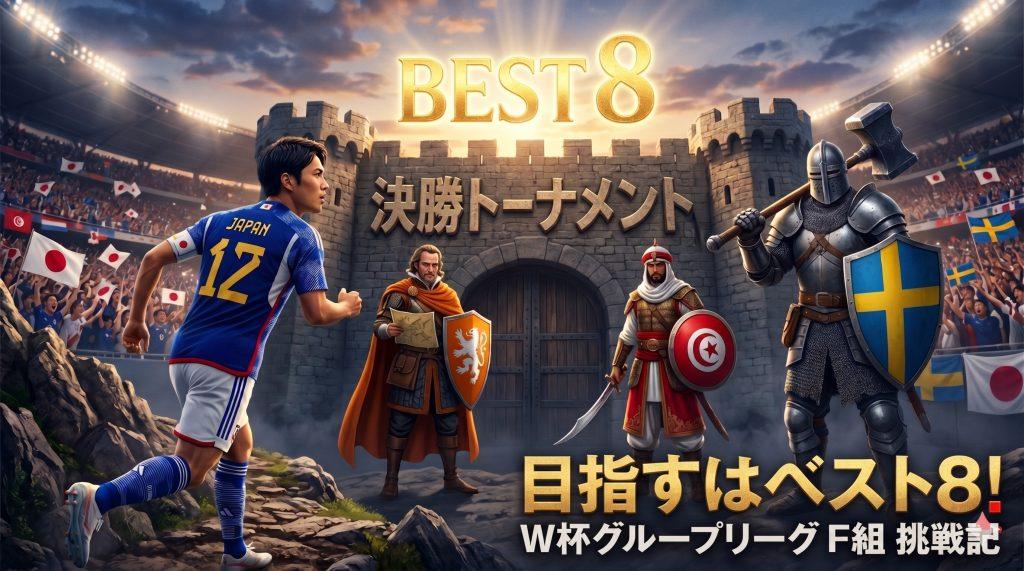 目指すは史上初のベスト8!