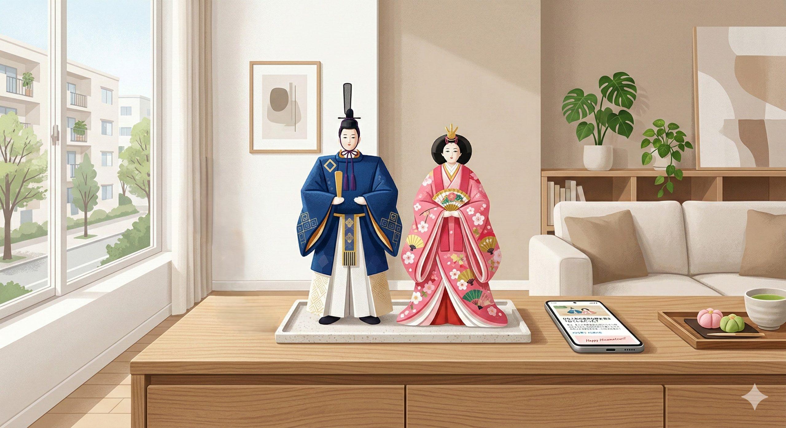 ひな人形の意外な歴史！昔は「立っている」のが当たり前だった？