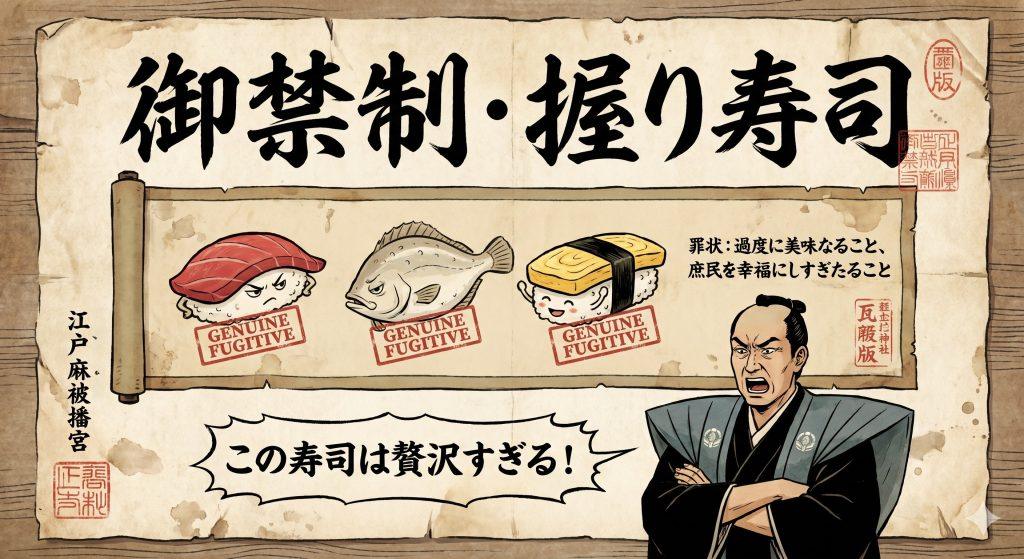【寿司の意外な雑学】握り寿司の生みの親は逮捕されていた？