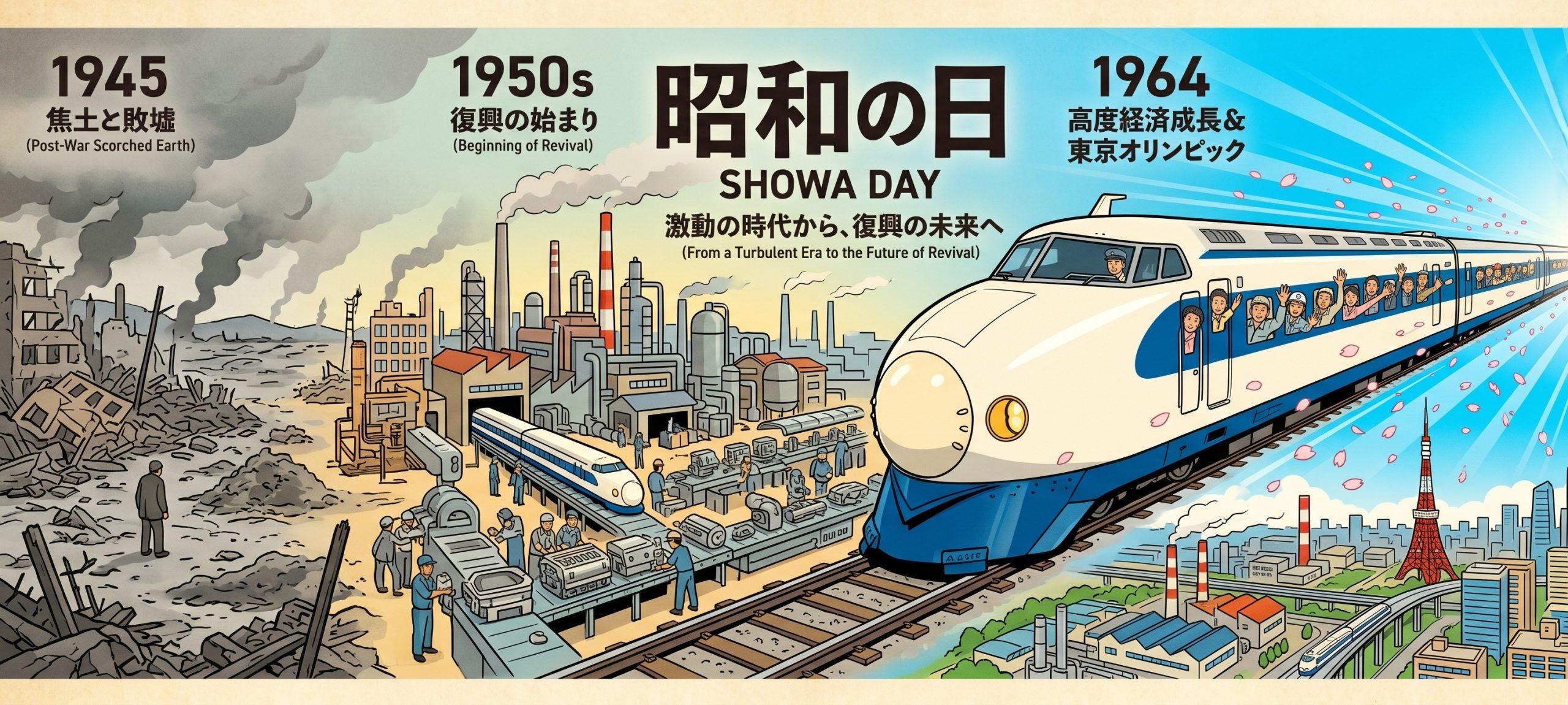 「昭和の日」はどんな祝日？激動の時代の雑学