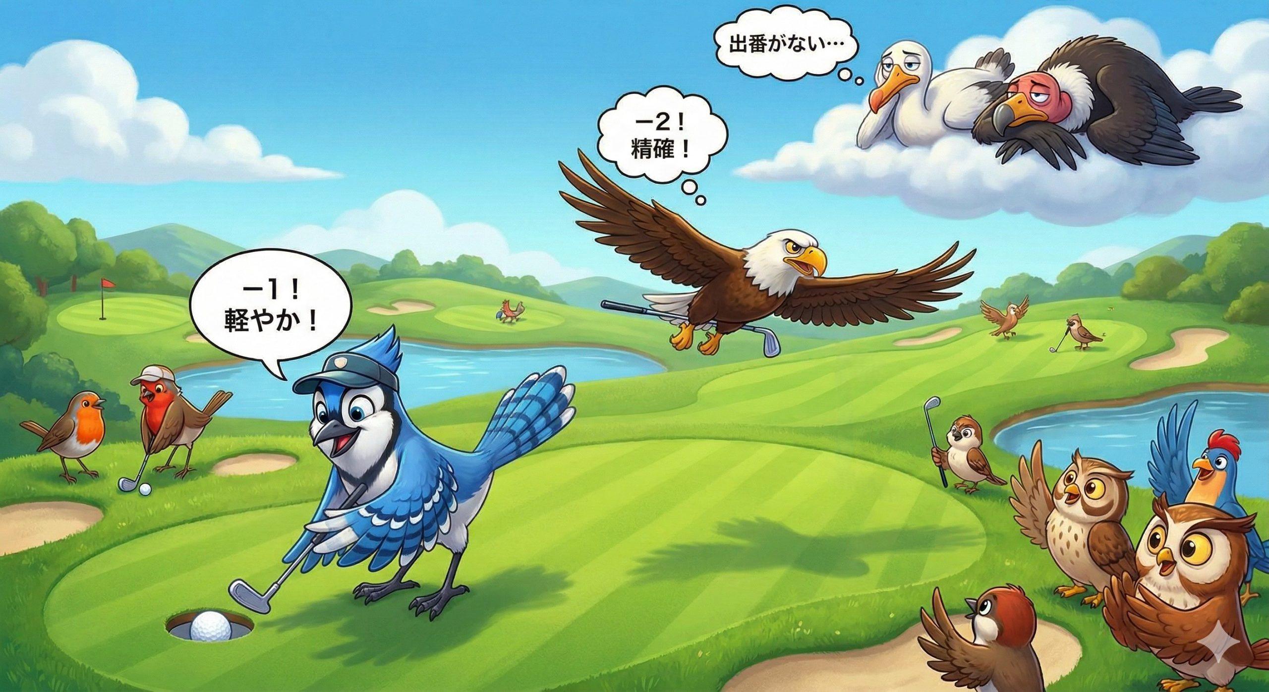 規定打数より少ないスコアは何故「鳥」？ゴルフスコアの雑学