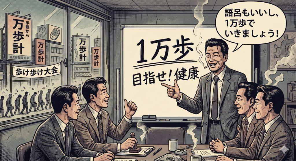 「1日1万歩」の起源はキャッチコピーだった？