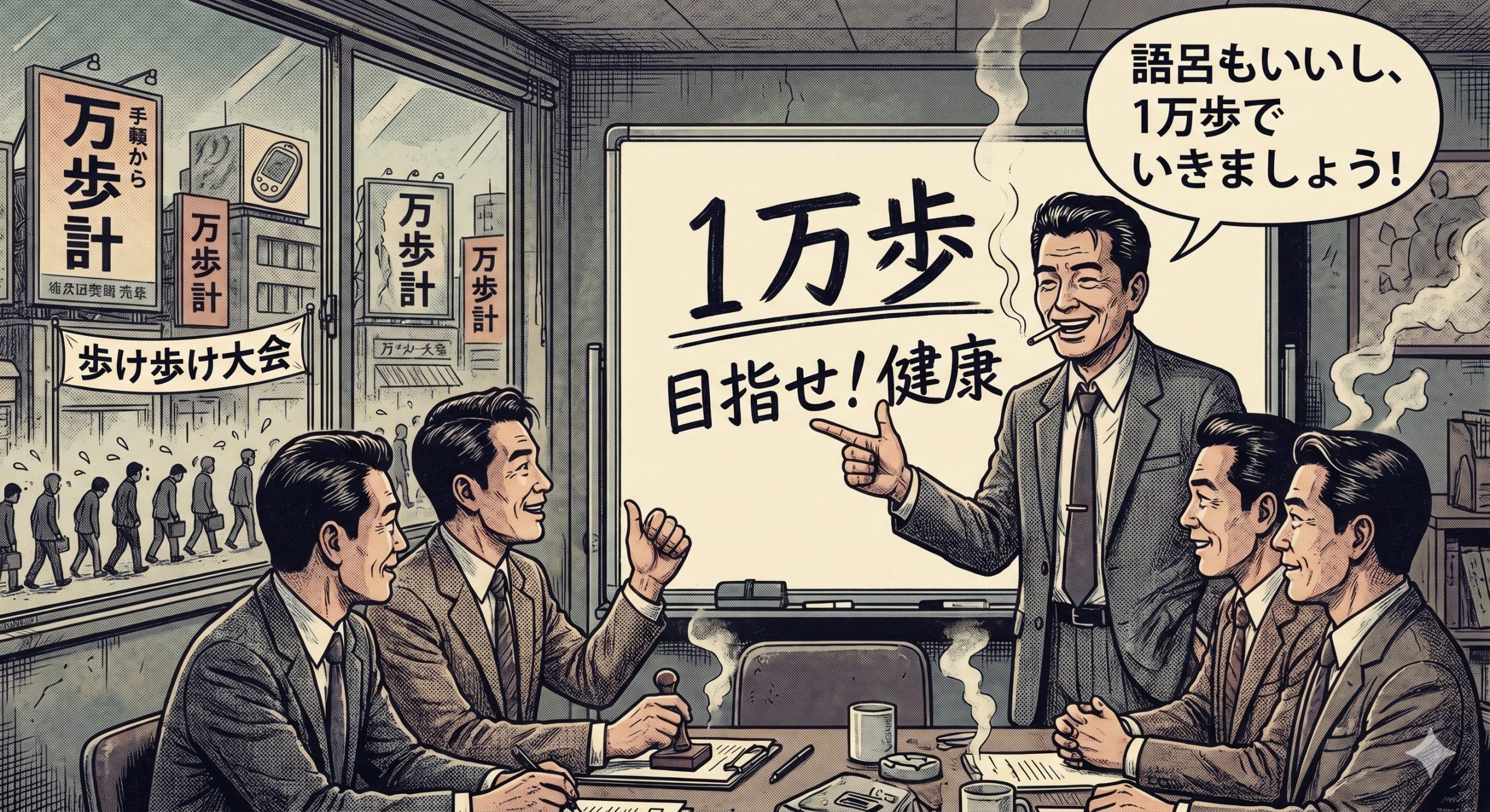 「1日1万歩」の起源はキャッチコピーだった？