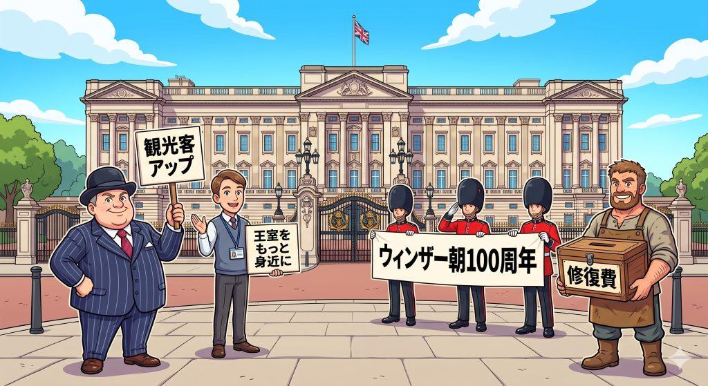 イギリスのロンドンにある「バッキンガム宮殿」が、一般公開を始めることになった直接的な理由は何でしょう?