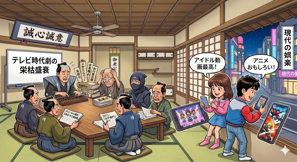 テレビ時代劇の栄枯盛衰