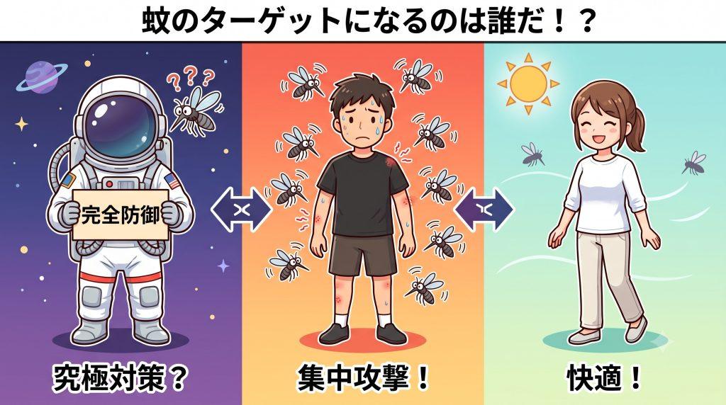 蚊に刺されないオススメの服装