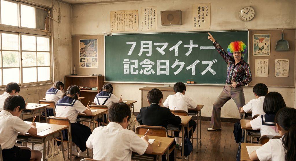 今日は何の日クイズ！ 7月マイナー記念日編【雑学クイズ】
